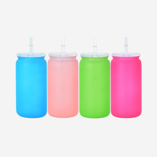 16oz Neon Acrylic UV-DTF Vinyl Libbey Can