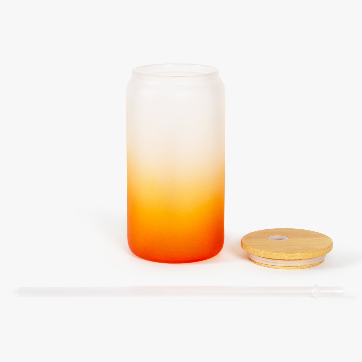 16oz Ombre Frosted Glass Sublimation Can