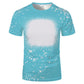 Bleached Splatter Aqua Sublimation T-Shirt