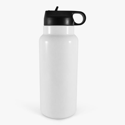 32oz Hydro Drink Bottle Sublimation White Gloss