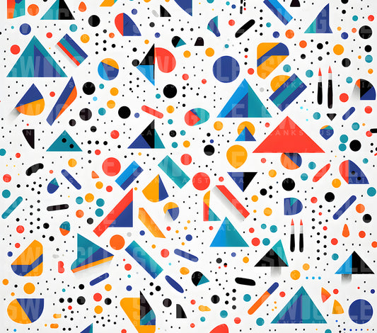 Geometric Abstract Print #53 - Digital Download - 20oz Skinny Straight Tumbler Wrap