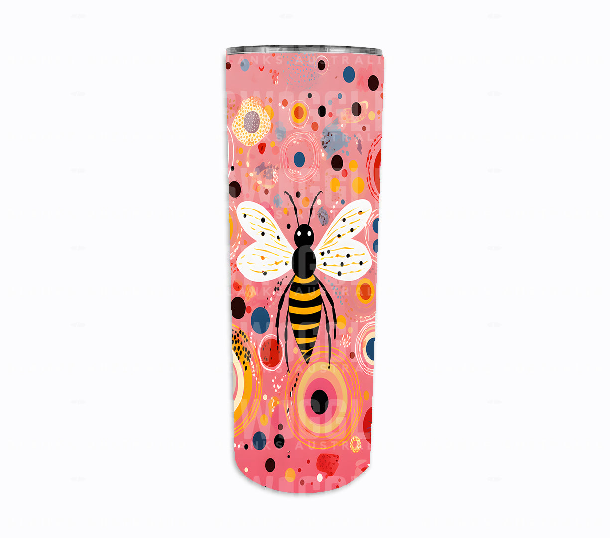 Bees Animals #14 - Digital Download - 20oz Skinny Straight Tumbler Wrap