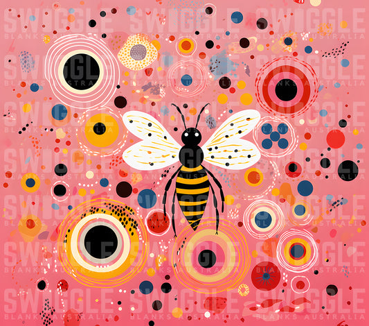 Bees Animals #14 - Digital Download - 20oz Skinny Straight Tumbler Wrap