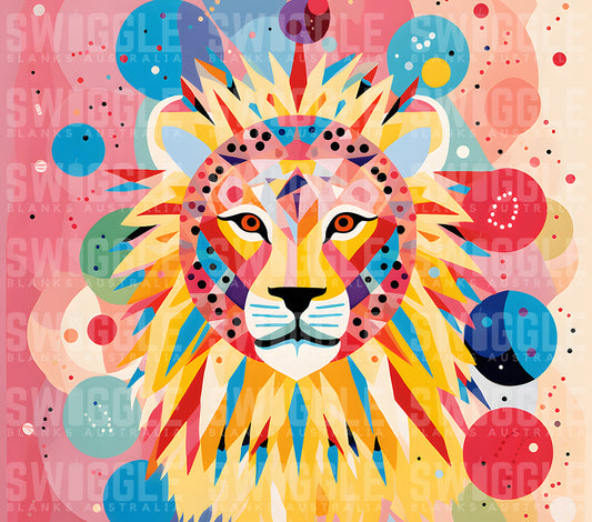 Lion Animals #18 - Digital Download - 20oz Skinny Straight Tumbler Wrap