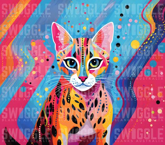 Cat #9 - Digital Download - 20oz Skinny Straight Tumbler Wrap
