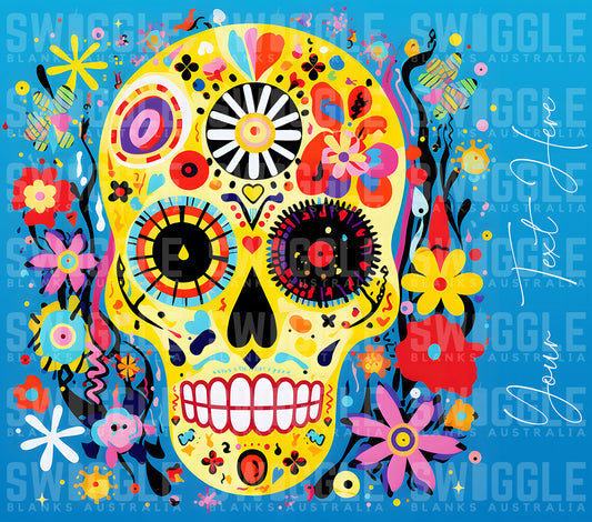 Skull Face Bundle #11 - Digital Download - 20oz Skinny Straight Tumbler Wrap