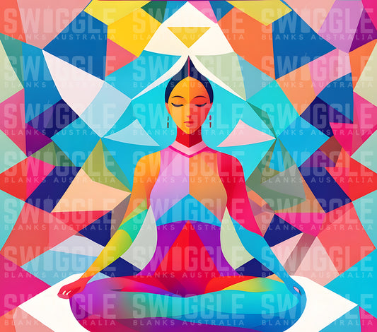 Yoga #21 - Digital Download - 20oz Skinny Straight Tumbler Wrap