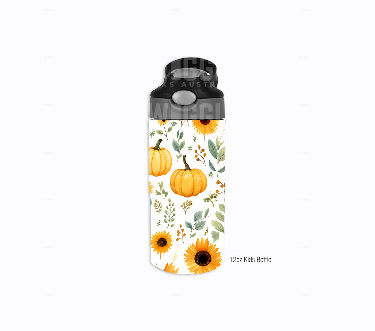 Sunflowers & Pumpkins Watercolour Kids #49 - Digital Download - Assorted Bottle Sizes