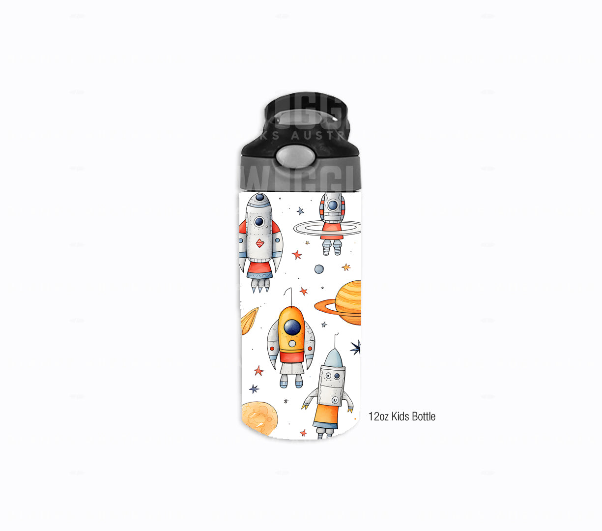 Rocket Ships Watercolour Kids #74 - Digital Download - Assorted Bottle Sizes