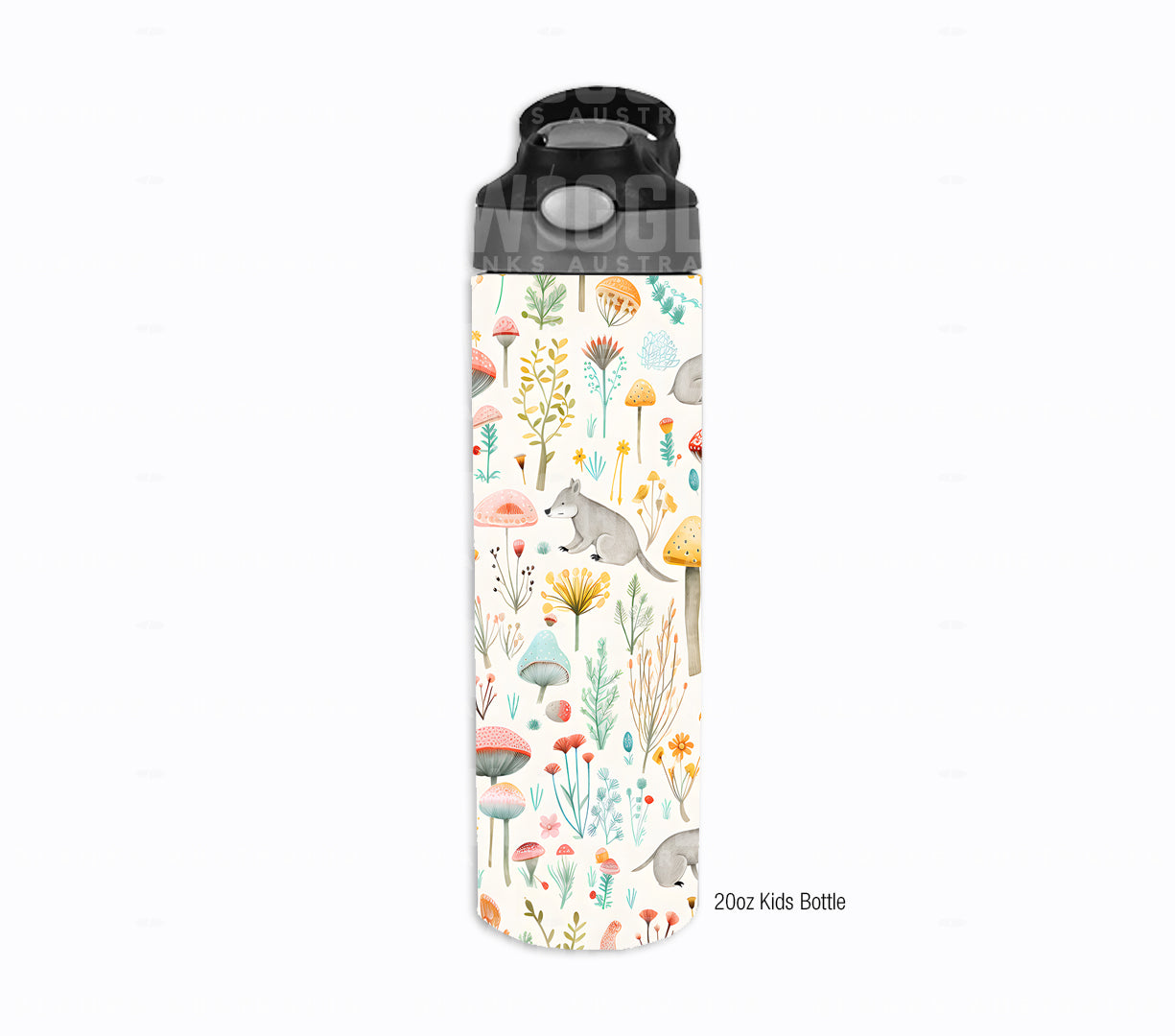 Raccoon Watercolour Kids #127 - Digital Download - Assorted Bottle Sizes