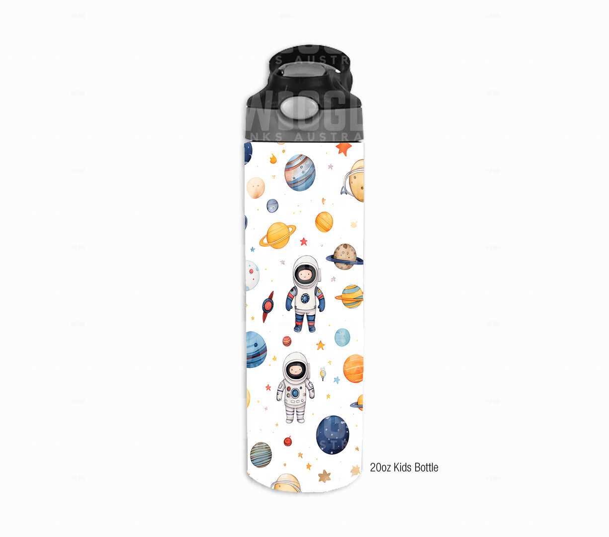 Astronauts in Space Watercolour Kids #131 - Digital Download - Assorted Bottle Sizes