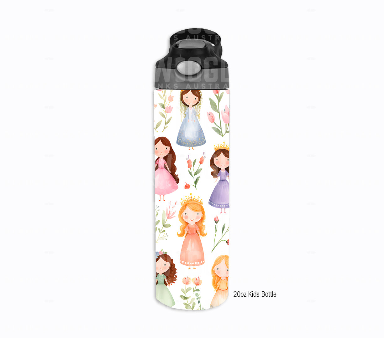 Princesses Watercolour Kids #145 - Digital Download - Assorted Bottle Sizes