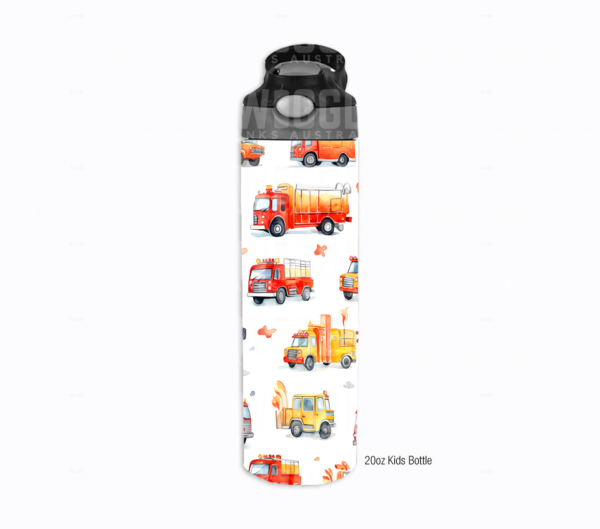 Fire Engines Watercolour Kids #147 - Digital Download - Assorted Bottle Sizes