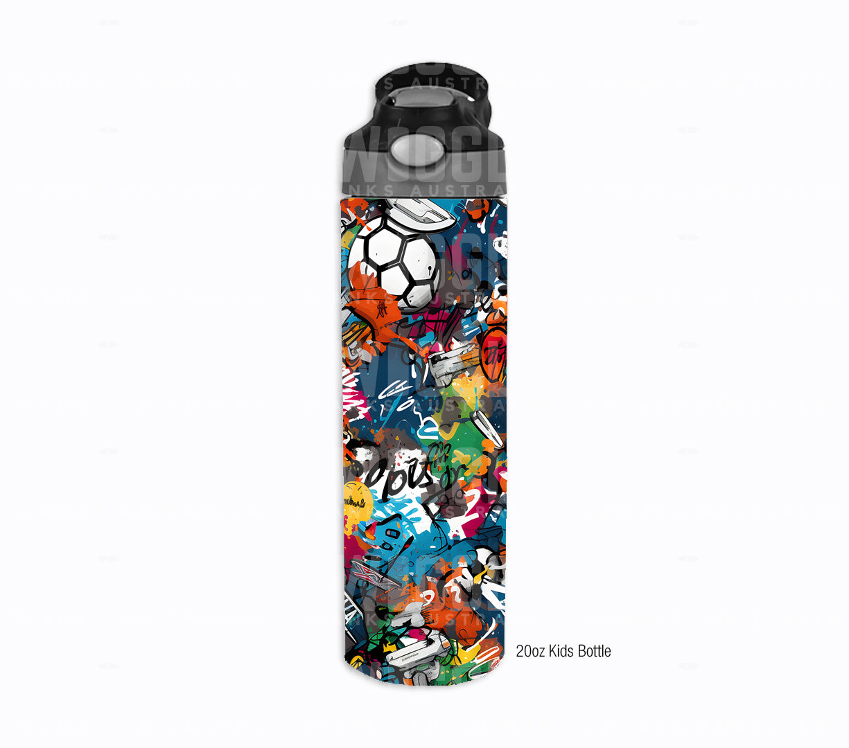 Soccer Graffiti Kids #43 - Digital Download - Assorted Bottle Sizes