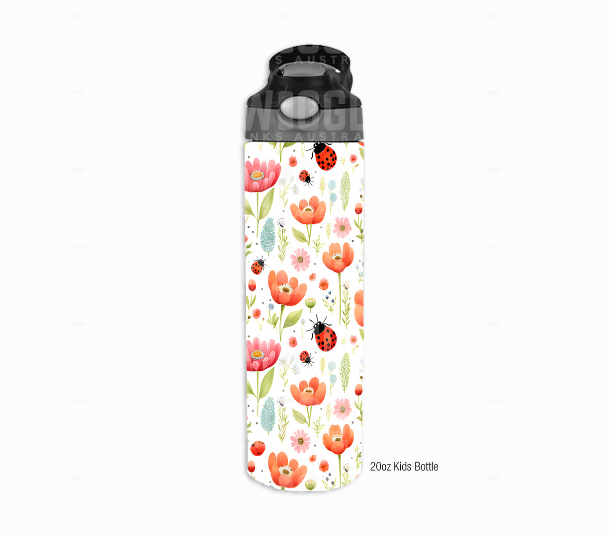 Ladybug Watercolour Kids #54 - Digital Download - Assorted Bottle Sizes