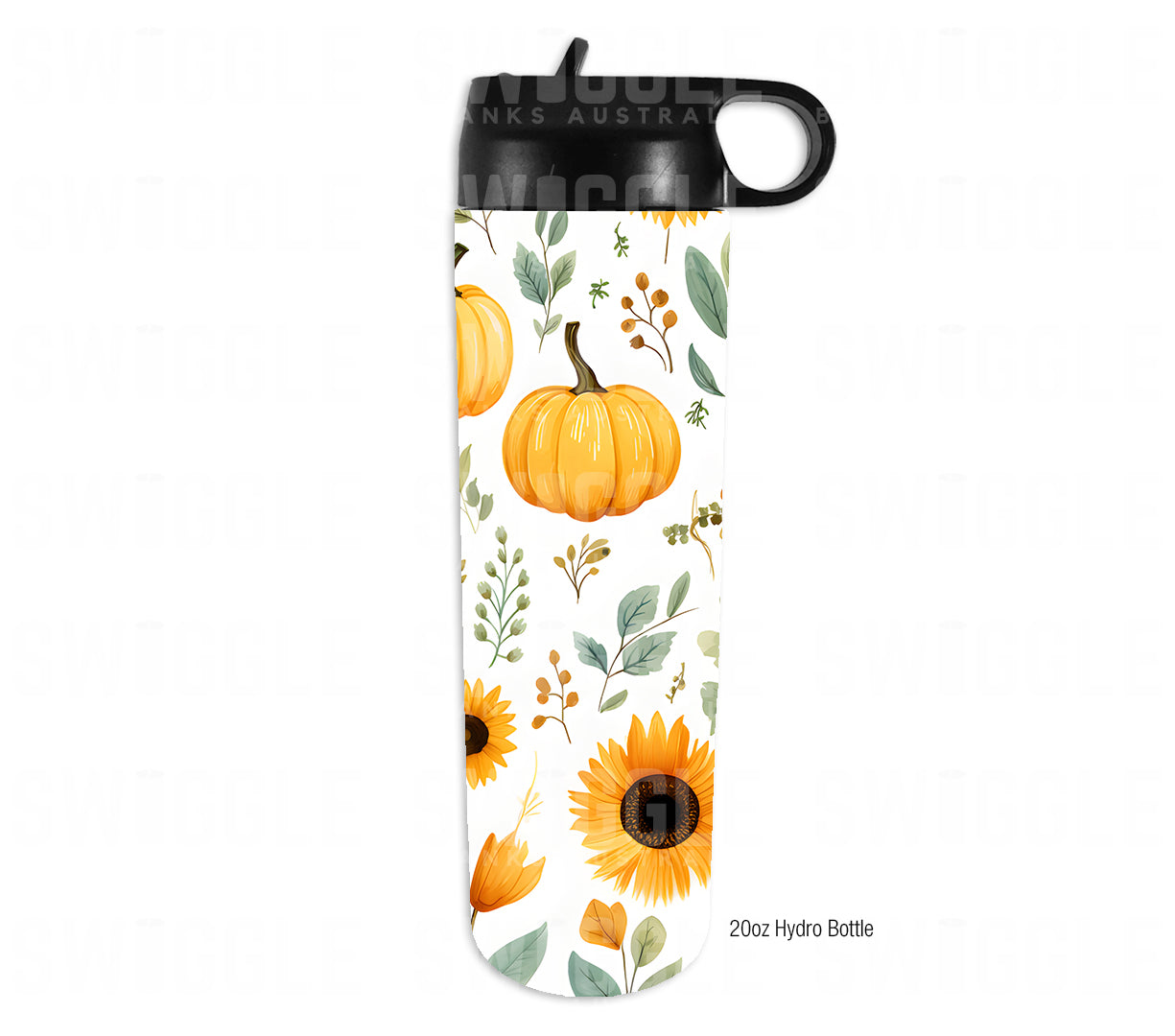 Sunflowers & Pumpkins Watercolour Kids #49 - Digital Download - Assorted Bottle Sizes
