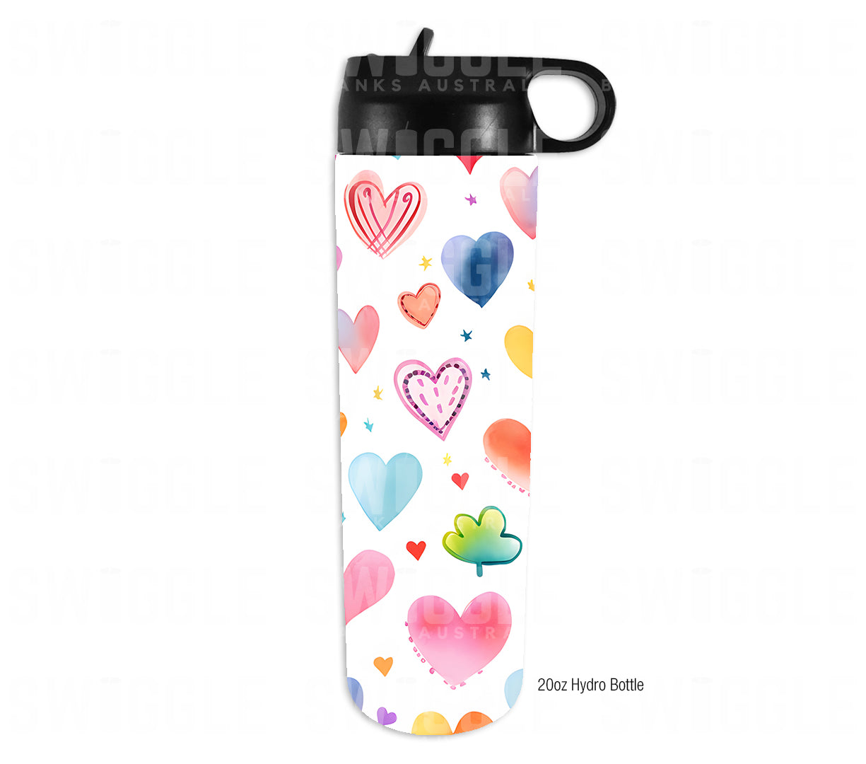 Love Hearts Watercolour Kids #69 - Digital Download - Assorted Bottle Sizes