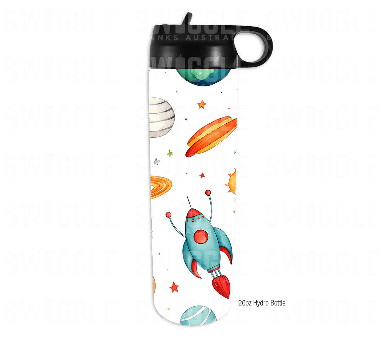 Rocket Ships Watercolour Kids #76 - Digital Download - Assorted Bottle Sizes