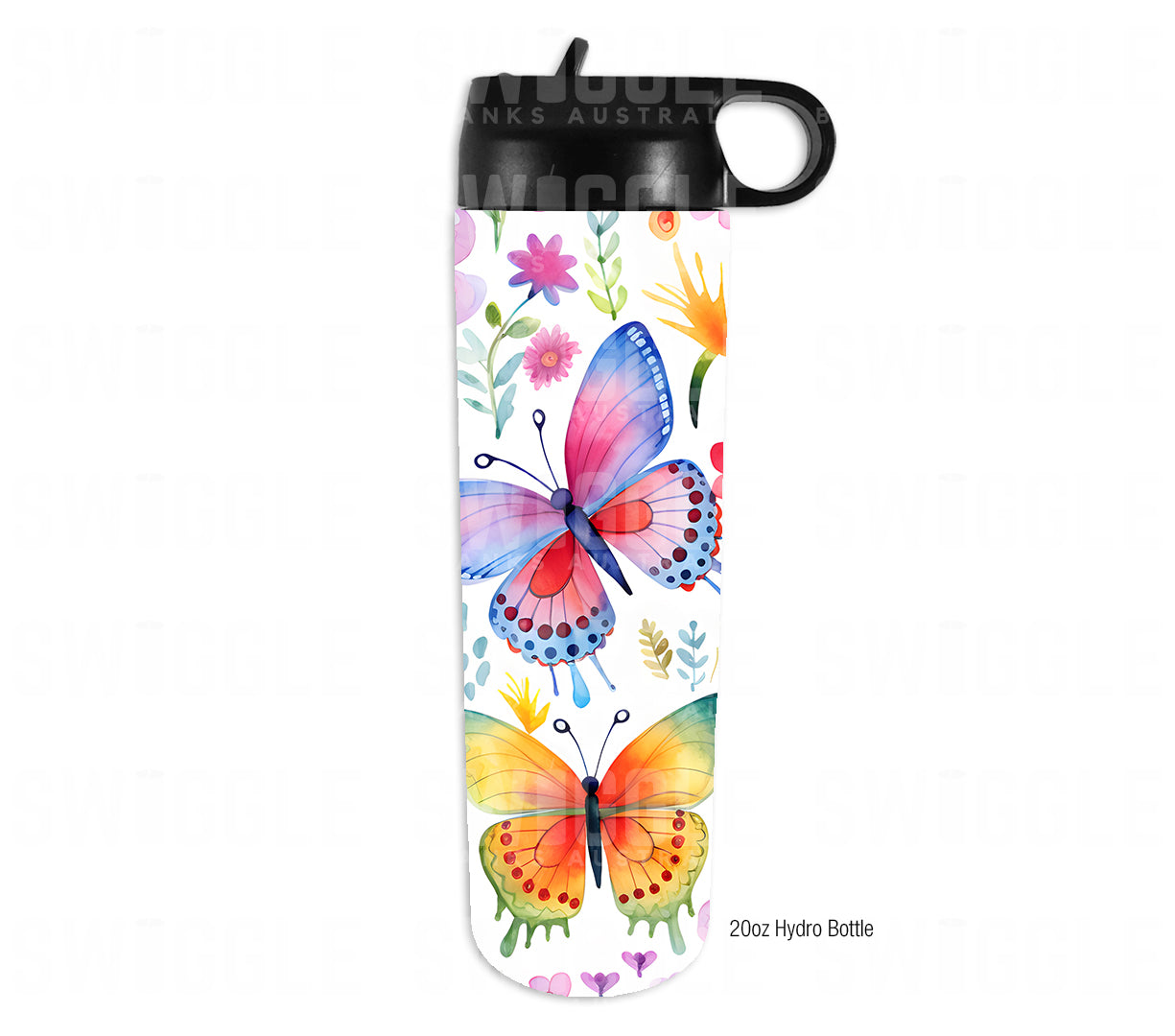 Flowers & Butterflies Watercolour Kids #88 - Digital Download - Assorted Bottle Sizes
