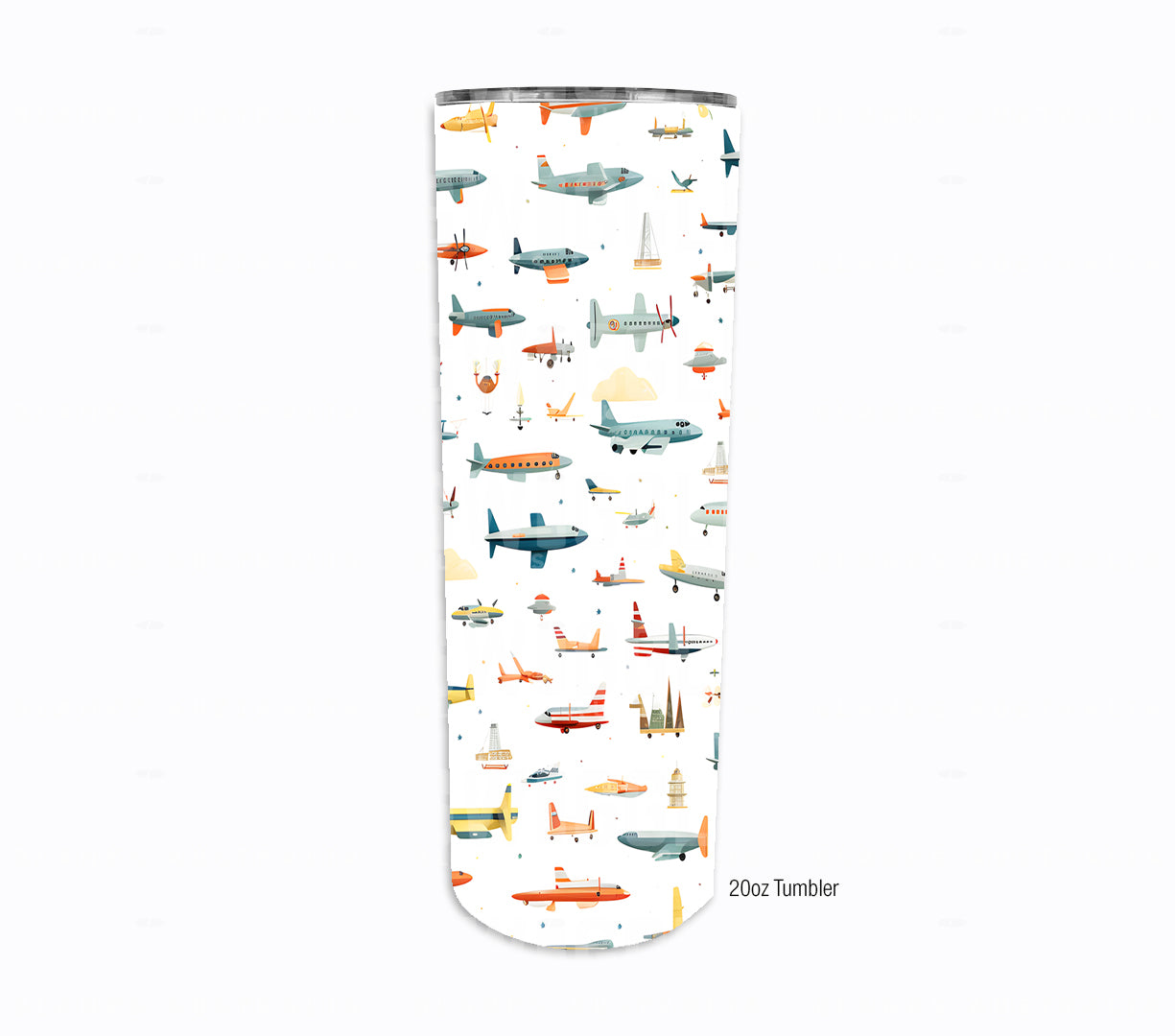 Airplanes Watercolour Kids #103 - Digital Download - Assorted Bottle Sizes