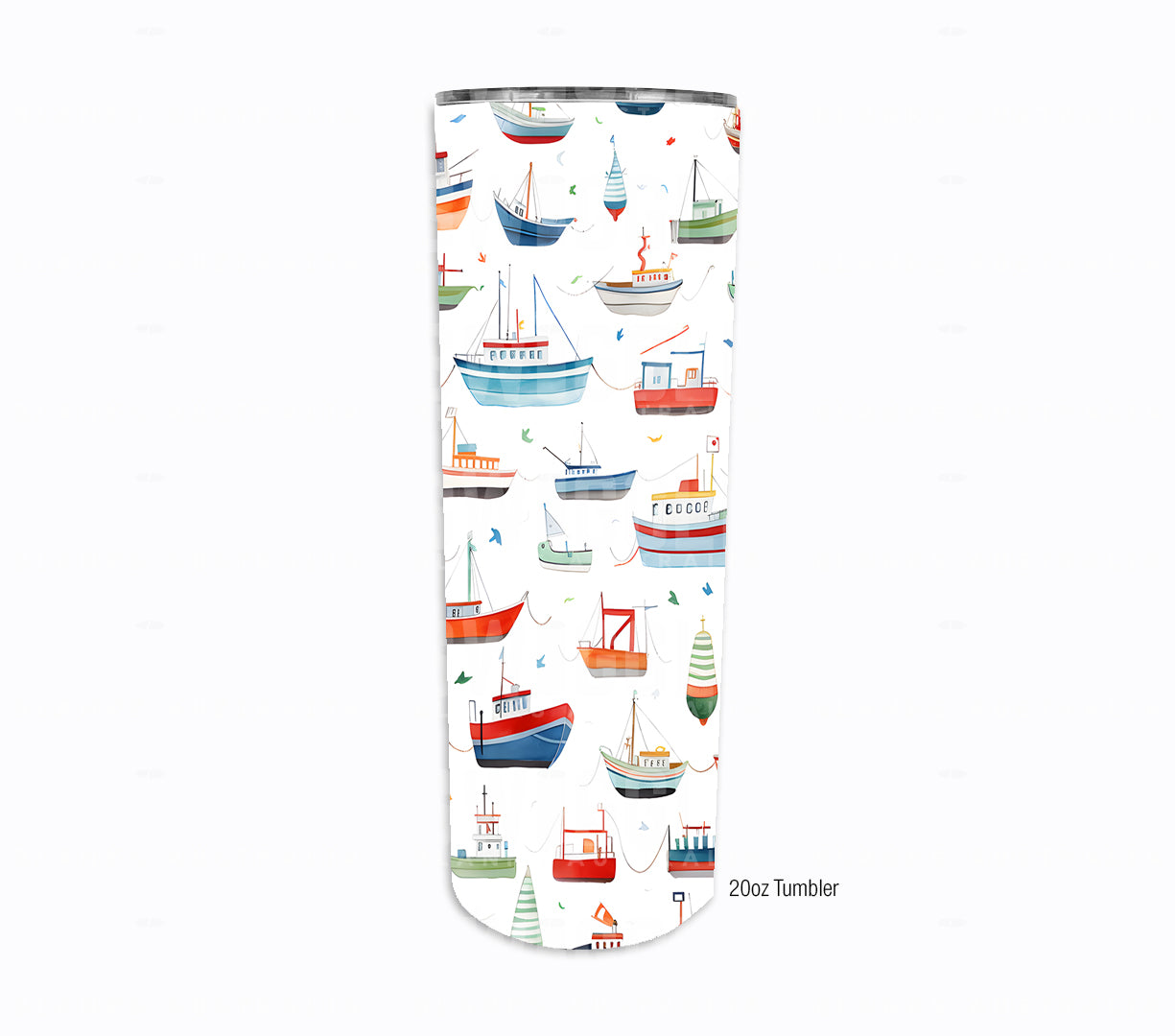 Boats Watercolour Kids #124 - Digital Download - Assorted Bottle Sizes