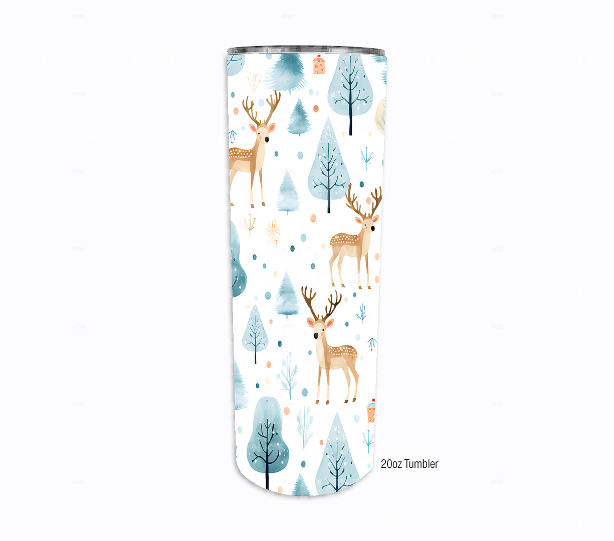 Reindeer Watercolour Kids #125 - Digital Download - Assorted Bottle Sizes