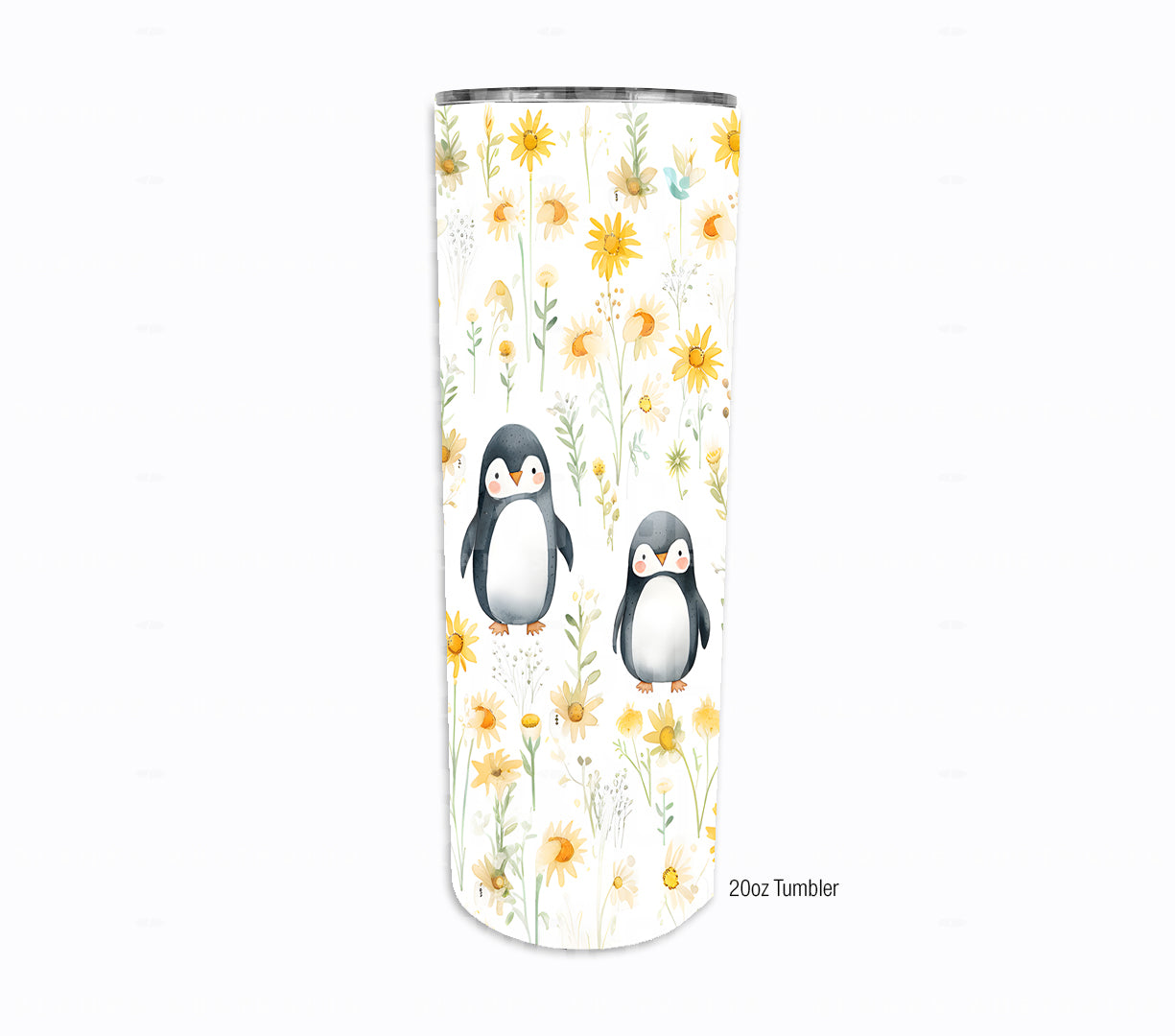 Little Penguins Watercolour Kids #62 - Digital Download - Assorted Bottle Sizes