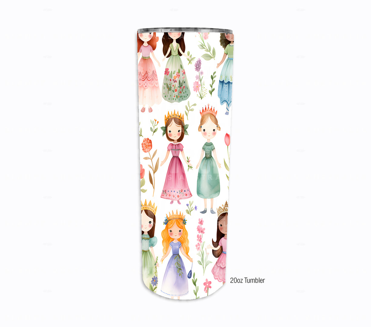 Princesses Watercolour Kids #82 - Digital Download - Assorted Bottle Sizes