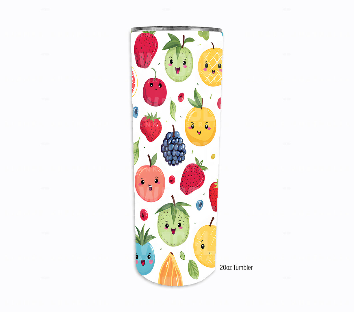 Happy Fruits Watercolour Kids #84 - Digital Download - Assorted Bottle Sizes