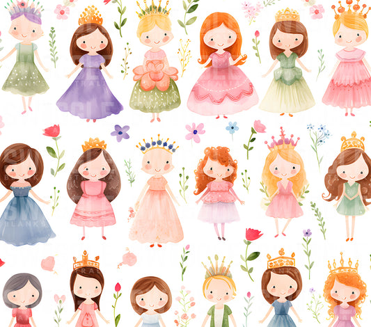 Princesses Watercolour Kids #102 - Digital Download - Assorted Bottle Sizes