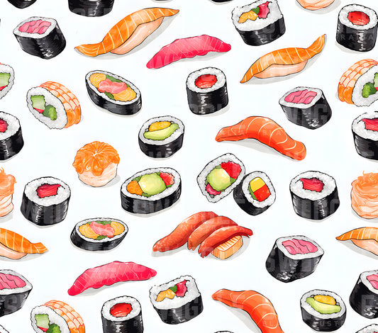 Sushi Watercolour Kids #122 - Digital Download - Assorted Bottle Sizes