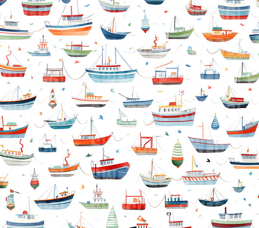 Boats Watercolour Kids #124 - Digital Download - Assorted Bottle Sizes