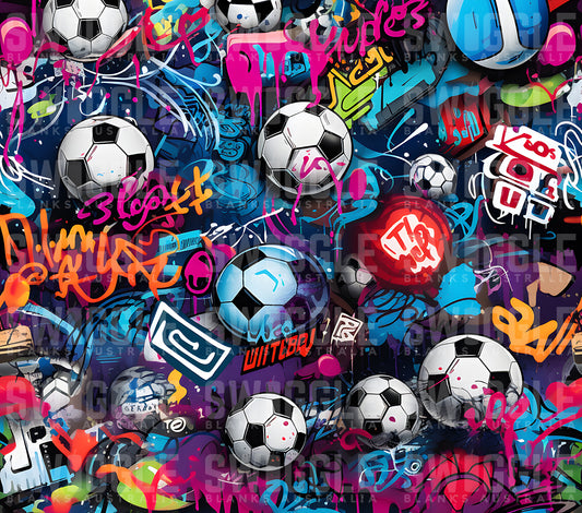 Soccer Graffiti Kids #45 - Digital Download - Assorted Bottle Sizes
