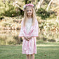 Light Pink Children's Satin Robe