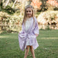 Lilac Children's Satin Robe