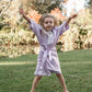 Lilac Children's Satin Robe