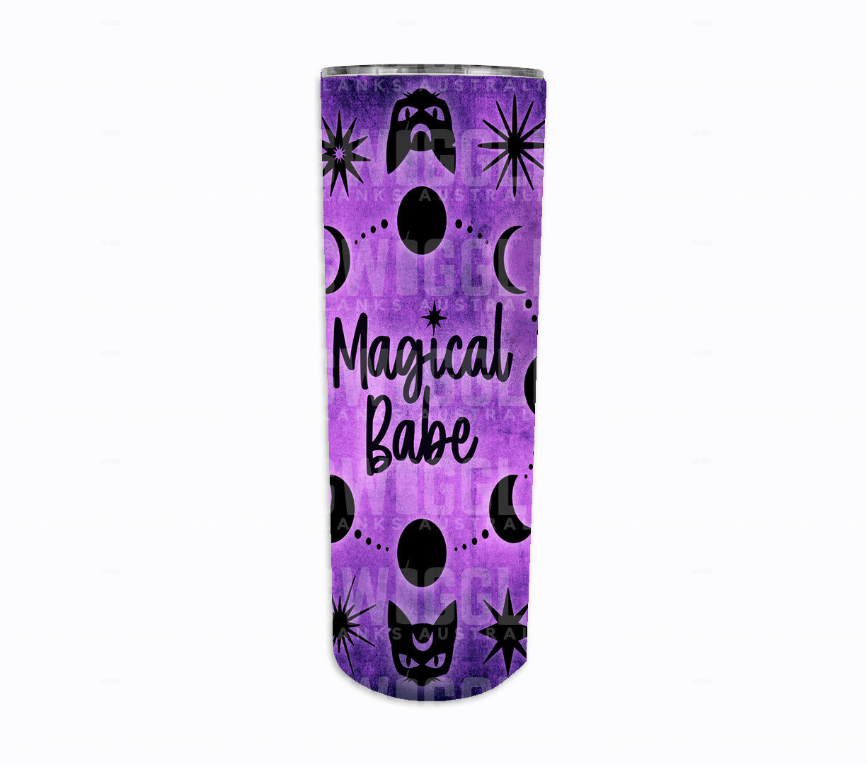Magical Babe Purple - Digital Download - 20oz Skinny Straight Tumbler Wrap