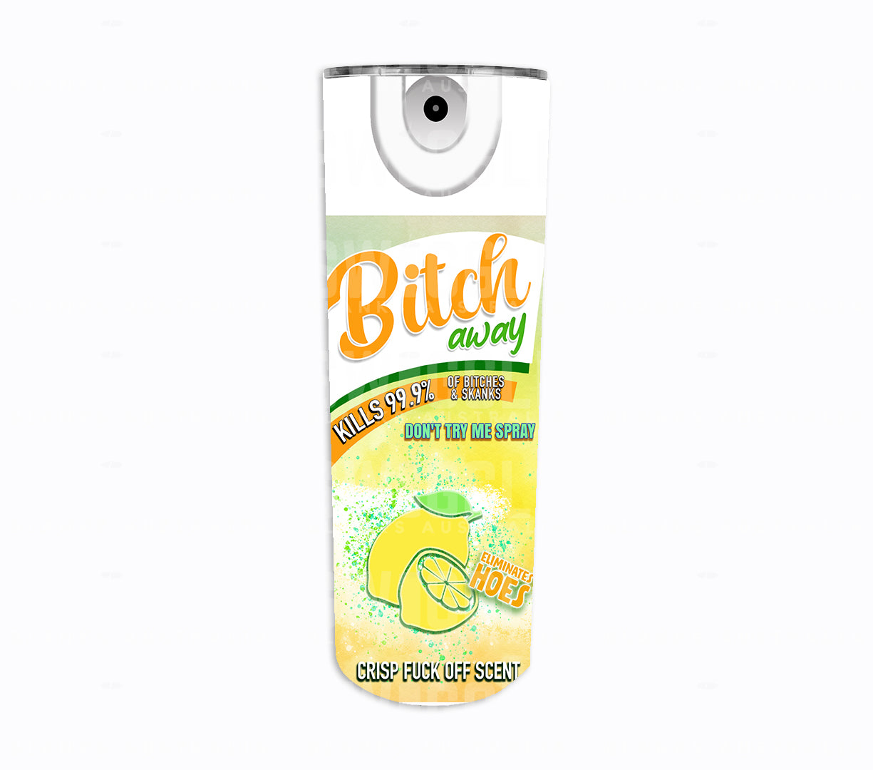 Bitch Away Lemon - Digital Download - 20oz Skinny Straight Tumbler Wrap