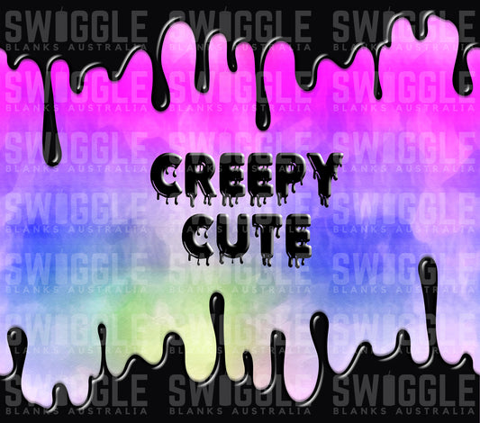 Creepy Cute - Digital Download - 20oz Skinny Straight Tumbler Wrap