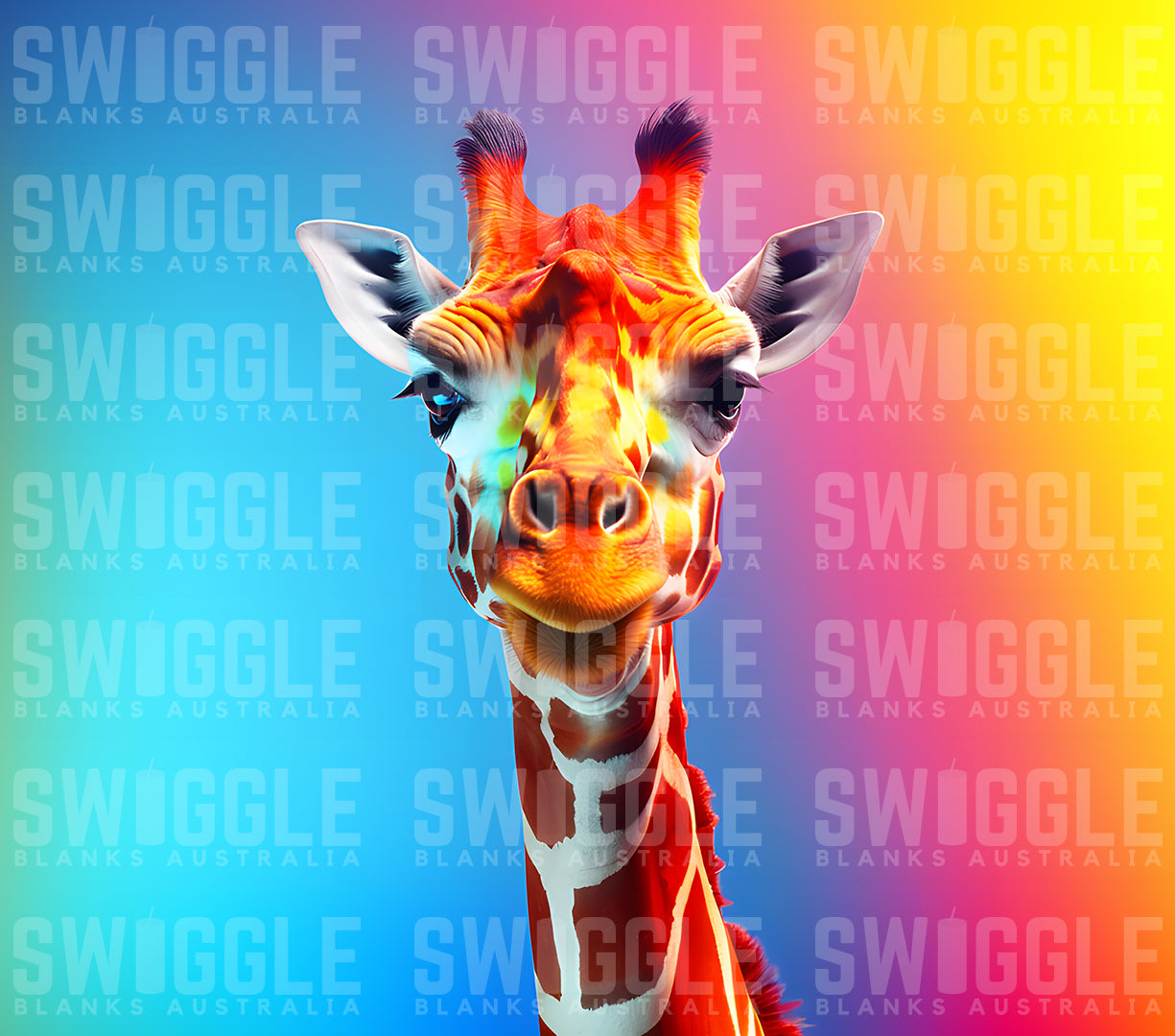 Tall Giraffe Animal Bundle - Digital Download - 20oz Skinny Straight Tumbler Wrap
