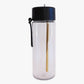 25oz Tritan Plastic Reusable Drink Bottle with Flip Straw Lid