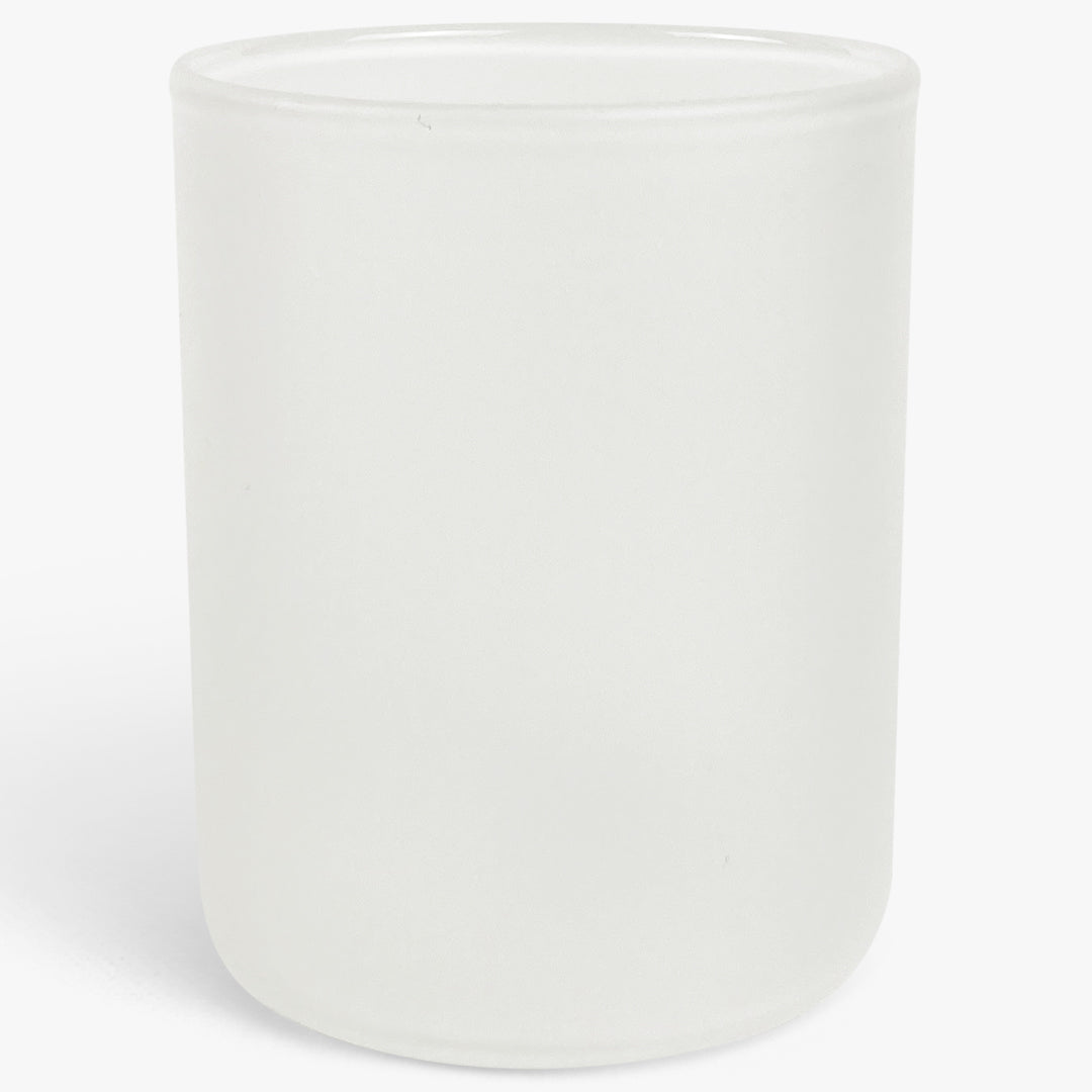 10oz Frosted Glass Sublimation Candle Jar