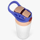 12oz Straight Kids Sublimation Drink Bottle With Flip Top Lid White Gloss