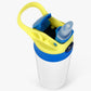 12oz Straight Kids Sublimation Drink Bottle With Flip Top Lid White Gloss