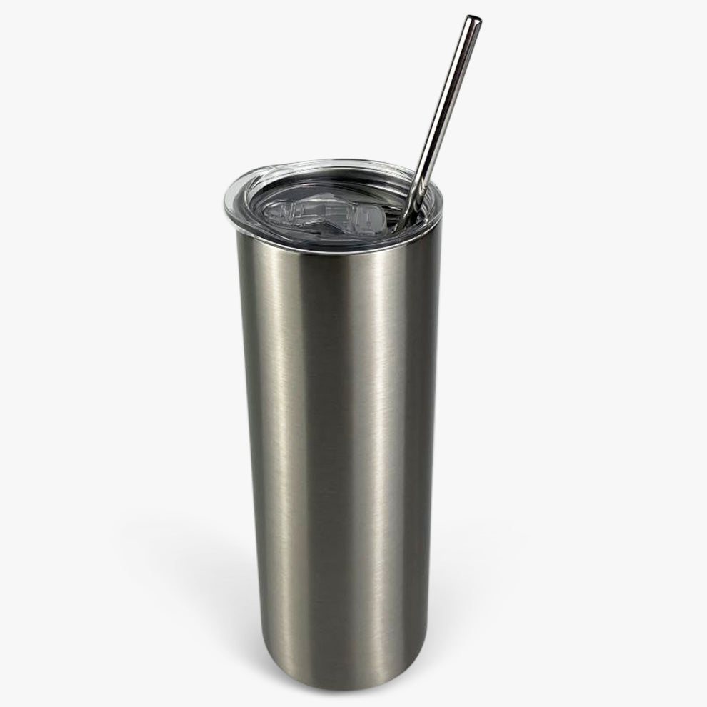 20oz Skinny Straight Silver Sublimation Tumbler – Swiggle Blanks Australia